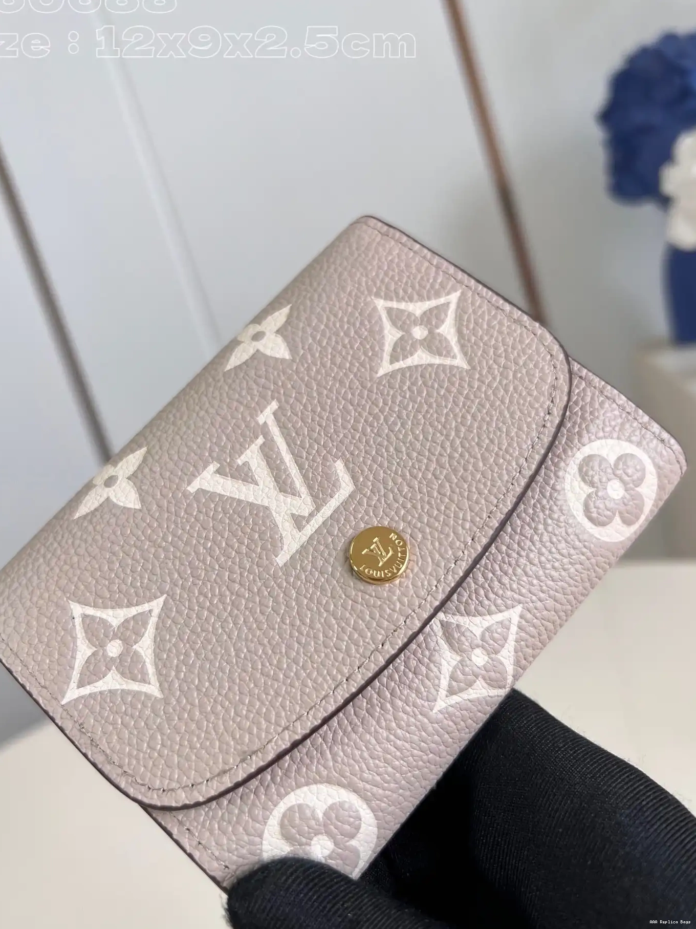 Aaa replica bags VUITTON cm VICTORINE LOUIS WALLET-12*9.5*2.5 0509